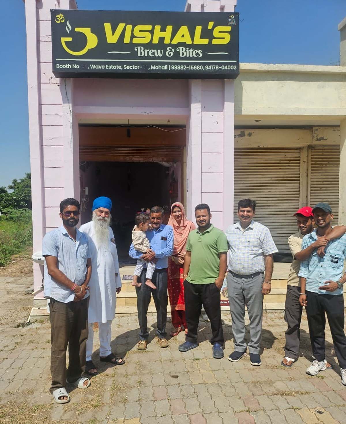 Food shop inaugurated.